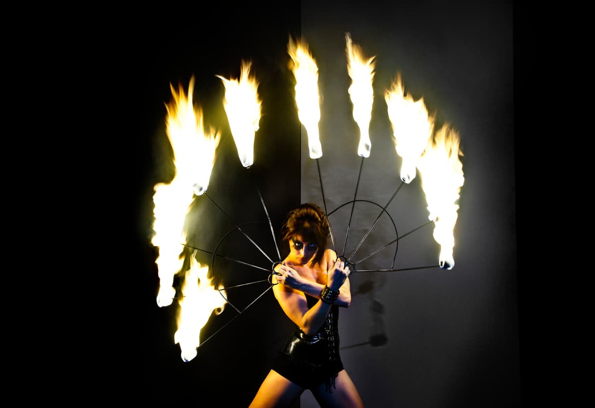 Espectáculos de fuego, foto 1